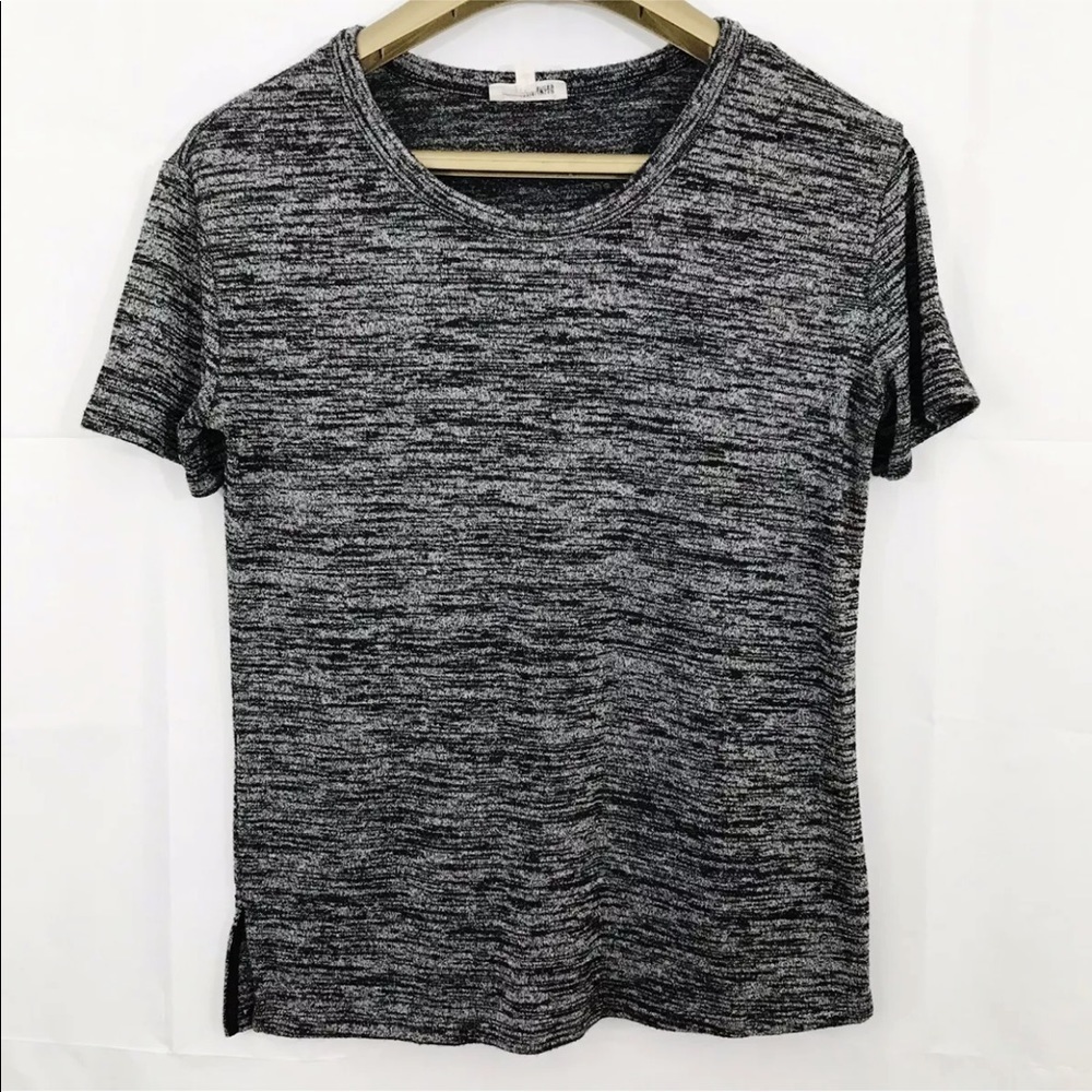 Aritzia Wilfred Free Heathered Short Sleeve Top